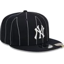marinbla-platt-keps-snapback-9fifty-pinstripe-visor-clip-new-york-yankees-mlb-fran-new-era