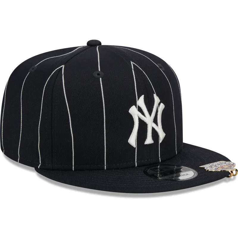 marinbla-platt-keps-snapback-9fifty-pinstripe-visor-clip-new-york-yankees-mlb-fran-new-era