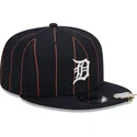 marinbla-platt-keps-snapback-9fifty-pinstripe-visor-clip-fran-detroit-tigers-mlb-av-new-era