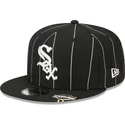 kepsar-plana-svart-snapback-9fifty-pinstripe-visor-clip-fran-chicago-white-sox-mlb-av-new-era