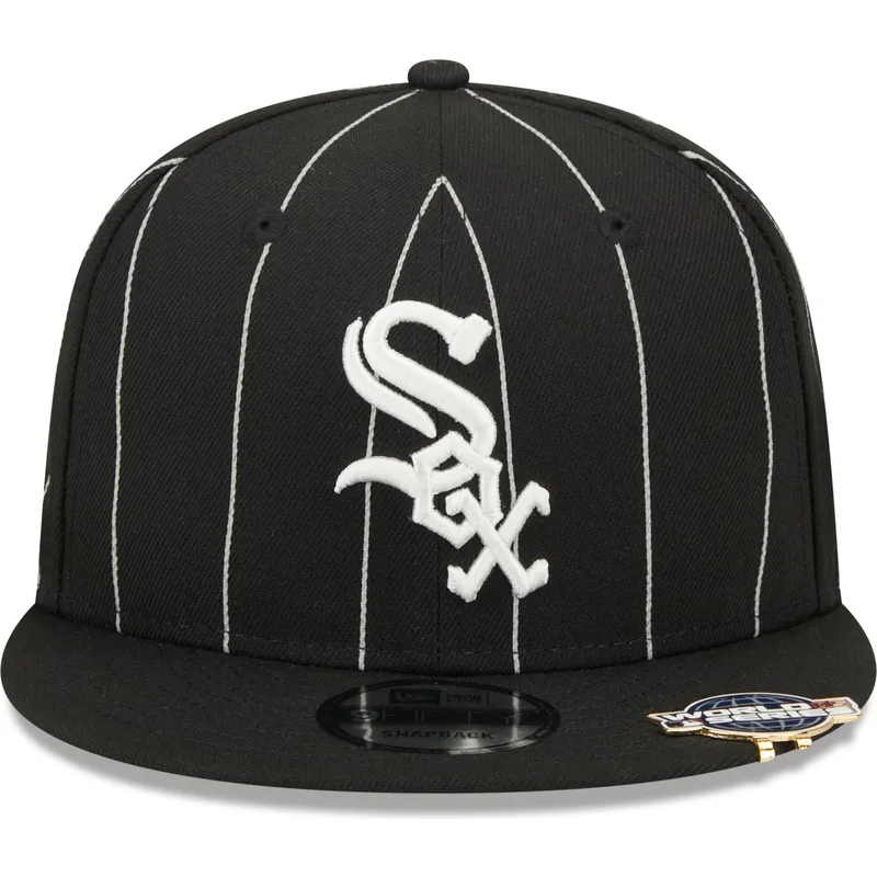 kepsar-plana-svart-snapback-9fifty-pinstripe-visor-clip-fran-chicago-white-sox-mlb-av-new-era