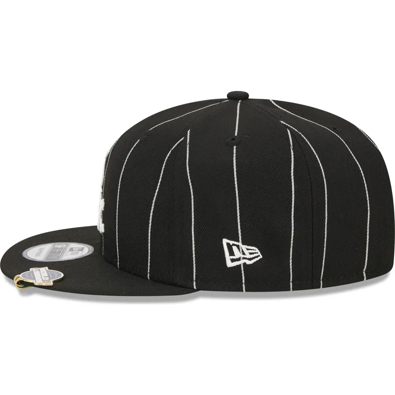 kepsar-plana-svart-snapback-9fifty-pinstripe-visor-clip-fran-chicago-white-sox-mlb-av-new-era