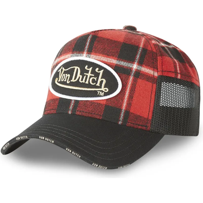 kepsar-curva-rod-justerbart-band-av-von-dutch