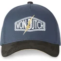 justerbar-marinbla-och-svart-bojd-keps-fla3-fran-von-dutch