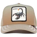 beige-trucker-keps-skorpion-deadly-get-over-here-the-farm-fran-goorin-bros