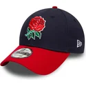 kepsar-curva-marinbla-justerbart-band-9forty-core-fran-england-rugby-rfu-av-new-era