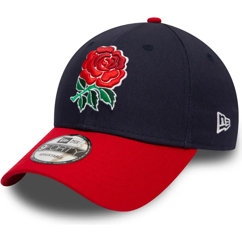 kepsar-curva-marinbla-justerbart-band-9forty-core-fran-england-rugby-rfu-av-new-era