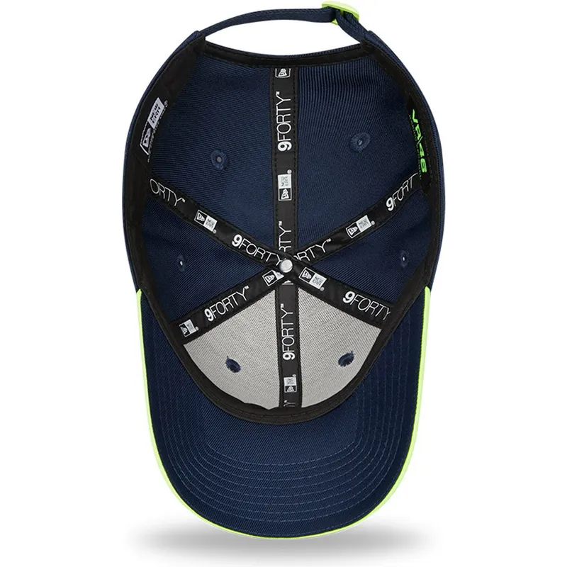 kepsar-curva-marinbla-justerbart-band-9forty-repreve-flawless-fran-valentino-rossi-vr46-motogp-av-new-era