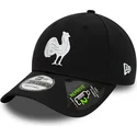 svart-justerbar-9forty-repreve-bojd-keps-fran-french-rugby-federation-ffr-av-new-era