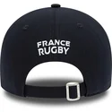 kepsar-curva-marinbla-justerbart-band-9forty-repreve-team-colour-fran-french-rugby-federation-ffr-av-new-era