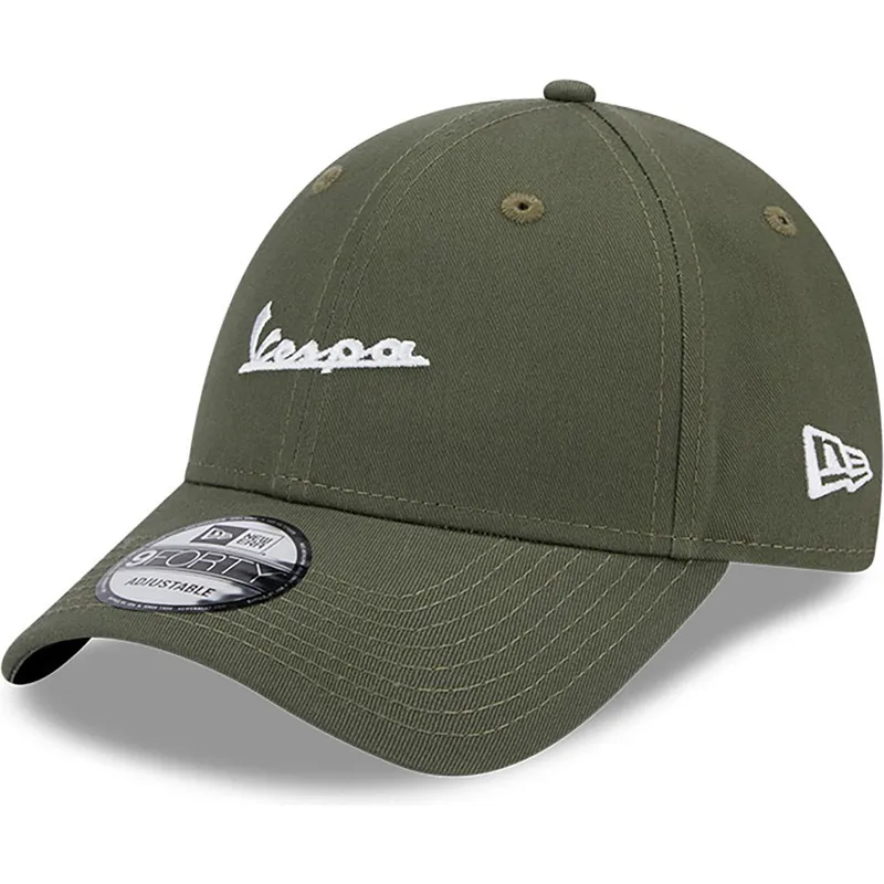 kepsar-curva-gron-justerbart-band-9forty-seasonal-fran-vespa-piaggio-av-new-era