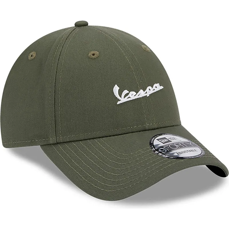 kepsar-curva-gron-justerbart-band-9forty-seasonal-fran-vespa-piaggio-av-new-era