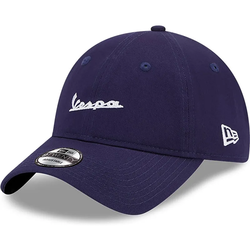kepsar-curva-marinbla-justerbart-band-9twenty-fran-vespa-piaggio-av-new-era