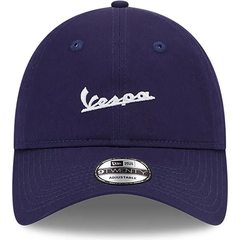 kepsar-curva-marinbla-justerbart-band-9twenty-fran-vespa-piaggio-av-new-era