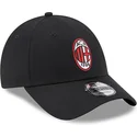 new-era-curved-brim-9forty-core-ac-milan-serie-a-black-adjustable-cap