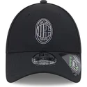 kepsar-curva-svart-justerbart-band-9forty-repreve-fran-ac-milan-serie-a-av-new-era