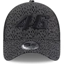 kepsar-curva-svart-snapback-a-frame-reflective-all-over-print-fran-valentino-rossi-vr46-motogp-av-new-era