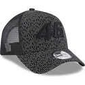 kepsar-curva-svart-snapback-a-frame-reflective-all-over-print-fran-valentino-rossi-vr46-motogp-av-new-era