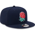kepsar-plana-bla-snapback-9fifty-wool-fran-england-rugby-rfu-av-new-era