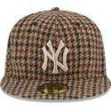 kepsar-plana-brun-justerad-59fifty-harris-tweed-fran-new-york-yankees-mlb-av-new-era