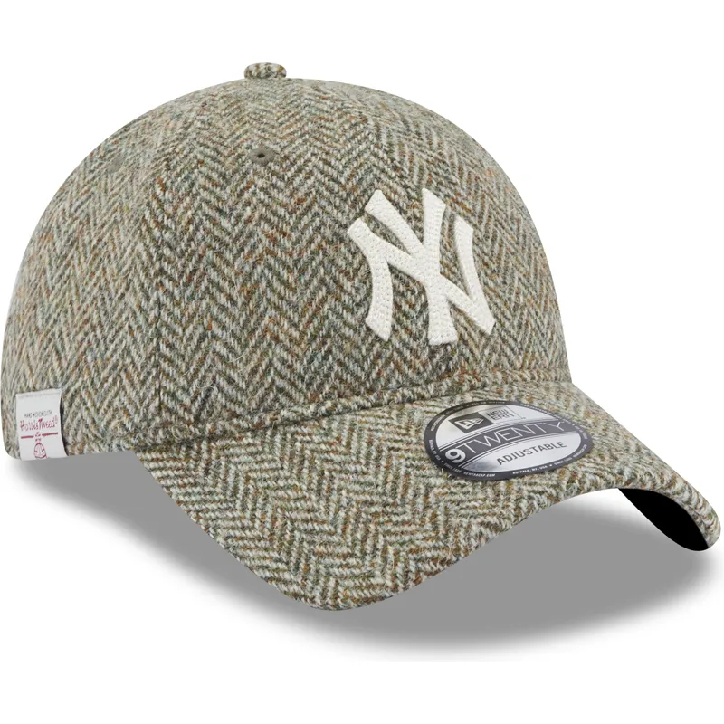 kepsar-curva-gra-justerbart-band-9twenty-tweed-pack-fran-new-york-yankees-mlb-av-new-era