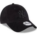new-era-new-york-yankees-mlb-9forty-cord-svart-justerbar-bojd-keps-med-svart-logotyp
