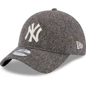 morkgra-justerbar-9twenty-tweed-pack-keps-med-bojd-skarm-fran-new-york-yankees-mlb-av-new-era