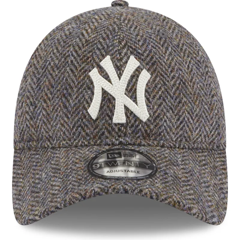 kepsar-curva-gra-justerbart-band-9twenty-tweed-pack-fran-new-york-yankees-mlb-av-new-era