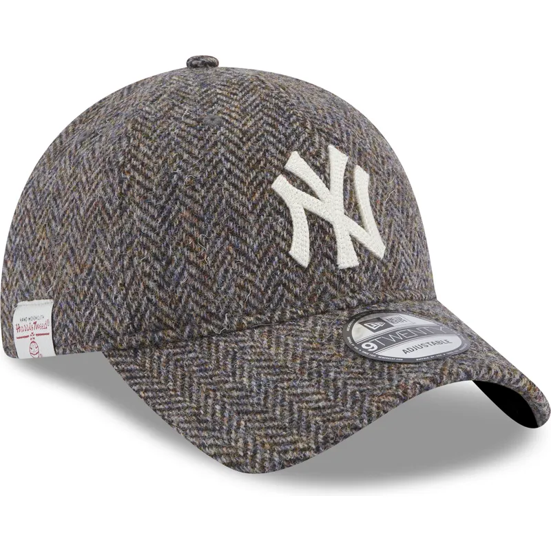 kepsar-curva-gra-justerbart-band-9twenty-tweed-pack-fran-new-york-yankees-mlb-av-new-era
