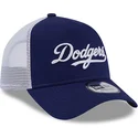 new-era-los-angeles-dodgers-mlb-a-frame-team-script-bla-truckerkeps