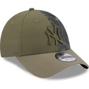 kepsar-curva-gron-justerbart-band-9forty-multi-texture-fran-new-york-yankees-mlb-av-new-era