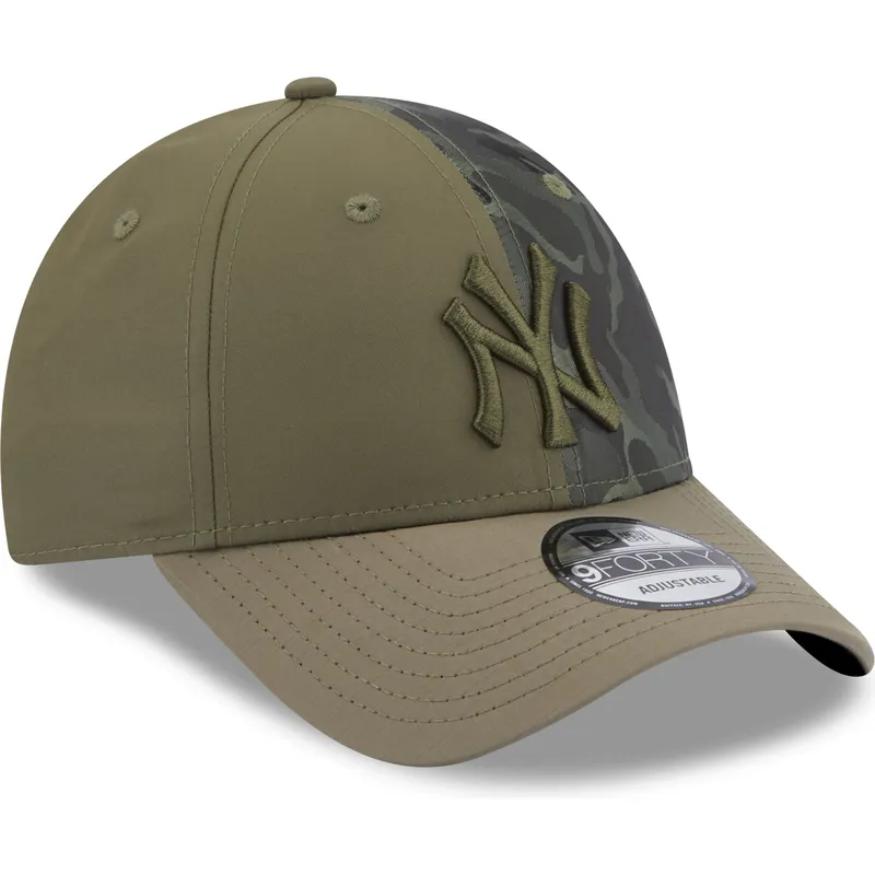kepsar-curva-gron-justerbart-band-9forty-multi-texture-fran-new-york-yankees-mlb-av-new-era