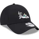 new-era-curved-brim-9forty-looney-tunes-bugs-bunny-black-adjustable-cap