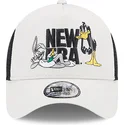 kepsar-curva-beige-snapback-a-frame-fran-bugs-bunny-y-pato-lucas-looney-tunes-av-new-era