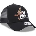 kepsar-curva-svart-snapback-a-frame-fran-coyote-y-correcaminos-looney-tunes-av-new-era