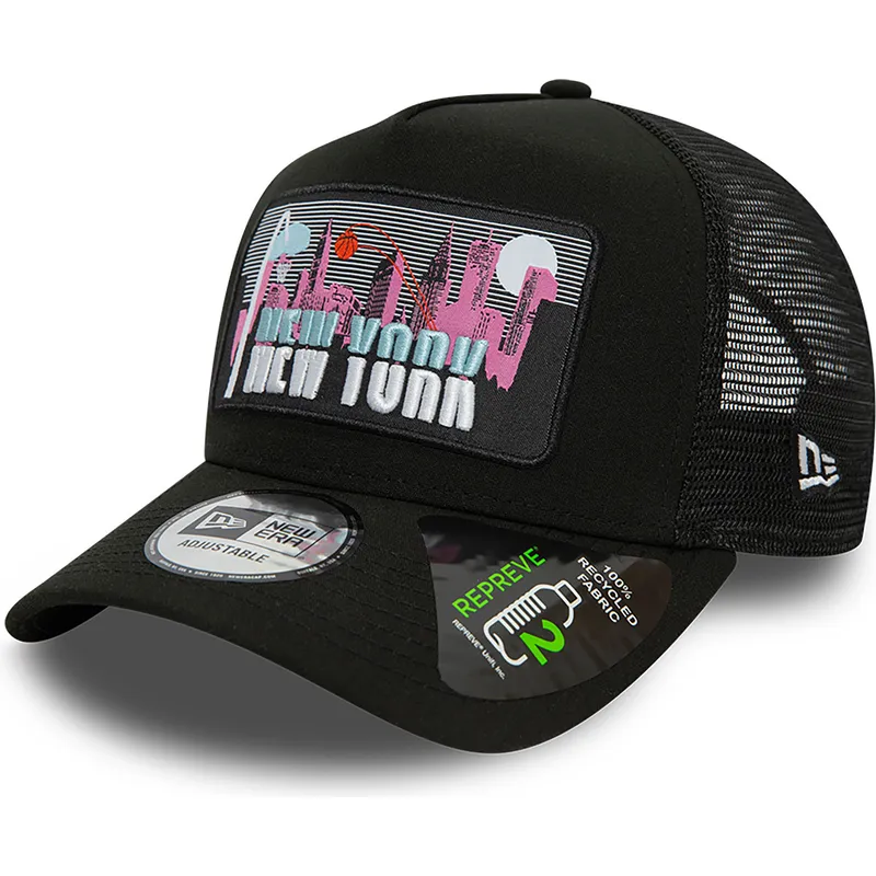 kepsar-curva-svart-snapback-a-frame-repreve-license-plate-fran-new-york-av-new-era