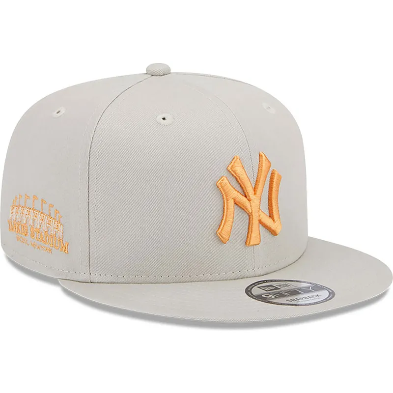 kepsar-plana-beige-snapback-9fifty-side-patch-fran-new-york-yankees-mlb-av-new-era
