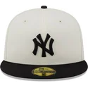 new-era-new-york-yankees-mlb-59fifty-championships-vit-och-svart-justerad-flat-keps