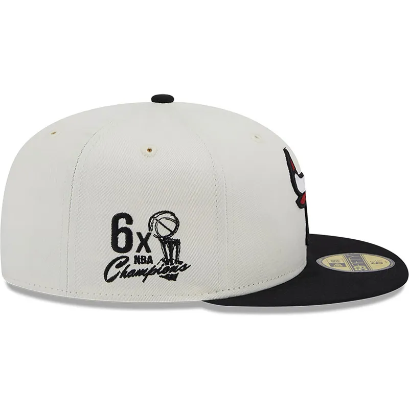 kepsar-plana-vit-justerad-59fifty-championships-fran-chicago-bulls-nba-av-new-era