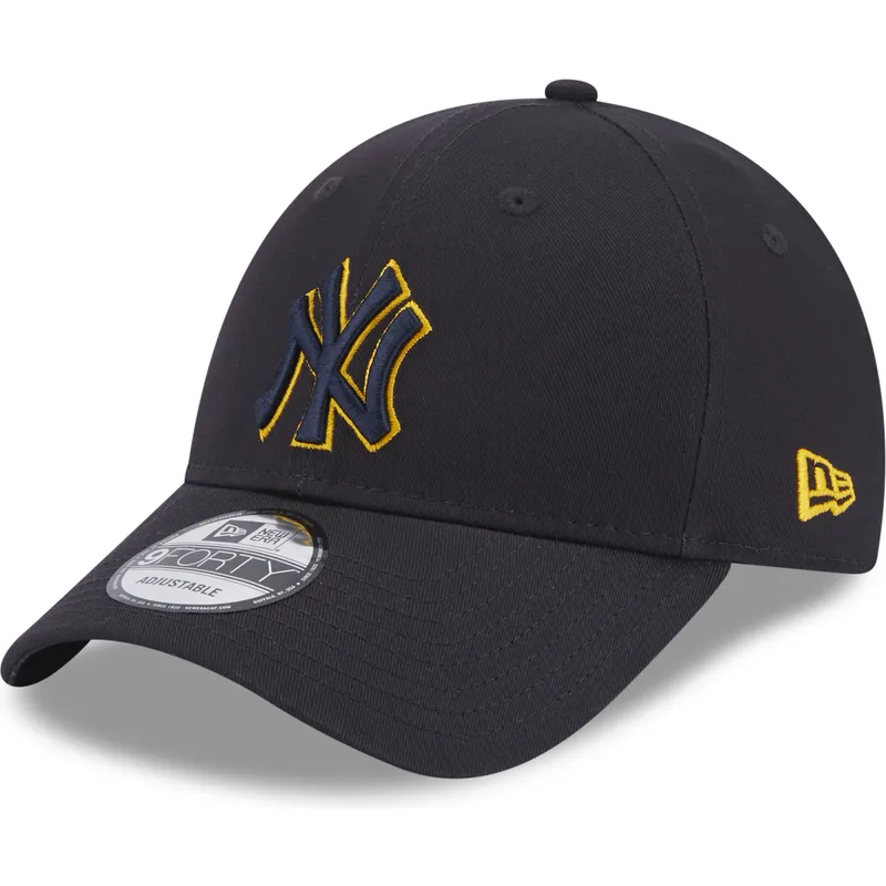 kepsar-curva-marinbla-justerbart-band-9forty-team-outline-fran-new-york-yankees-mlb-av-new-era