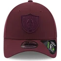 kepsar-curva-rod-justerbart-band-granate-granate-9forty-repreve-fran-las-vegas-raiders-nfl-av-new-era
