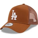 kepsar-curva-brun-snapback-a-frame-league-essential-fran-los-angeles-dodgers-mlb-av-new-era