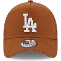 kepsar-curva-brun-snapback-a-frame-league-essential-fran-los-angeles-dodgers-mlb-av-new-era