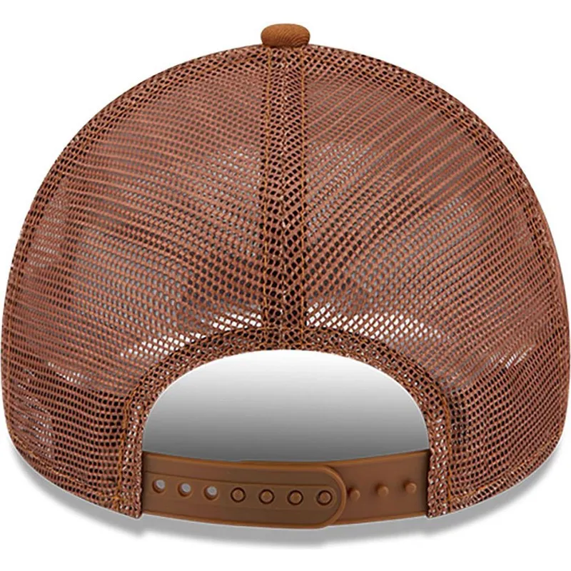 kepsar-curva-brun-snapback-a-frame-league-essential-fran-los-angeles-dodgers-mlb-av-new-era