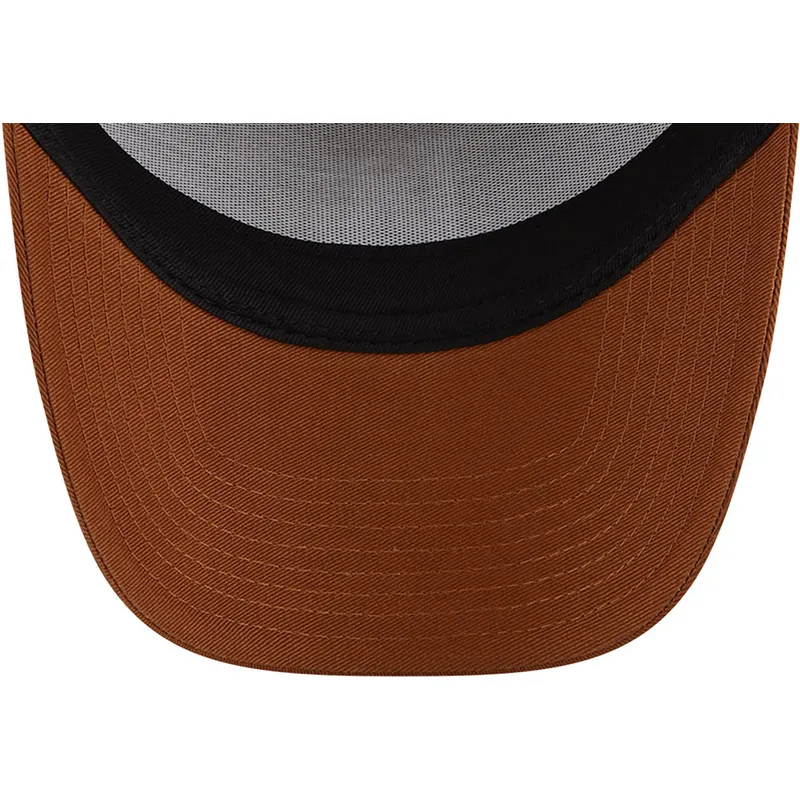 kepsar-curva-brun-snapback-a-frame-league-essential-fran-los-angeles-dodgers-mlb-av-new-era