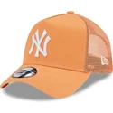 new-era-new-york-yankees-mlb-orange-truckerkeps-a-frame-league-essential