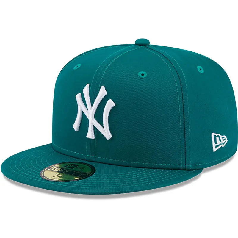 kepsar-plana-gron-justerad-59fifty-league-essential-fran-new-york-yankees-mlb-av-new-era
