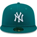 kepsar-plana-gron-justerad-59fifty-league-essential-fran-new-york-yankees-mlb-av-new-era