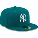 new-era-59fifty-league-essential-new-york-yankees-mlb-gron-justerbar-flat-keps