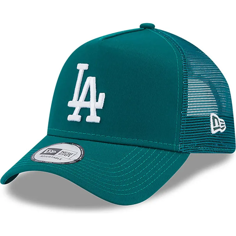 kepsar-curva-gron-snapback-a-frame-league-essential-fran-los-angeles-dodgers-mlb-av-new-era
